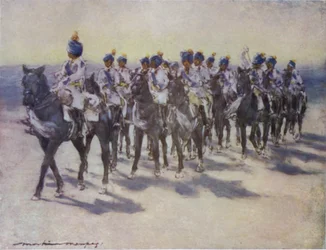 El Cuerpo de Cadetes Imperiales en el Durbar